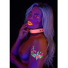 TABOOM Collier-Laisse phosphorescent Glow Pink Taboom